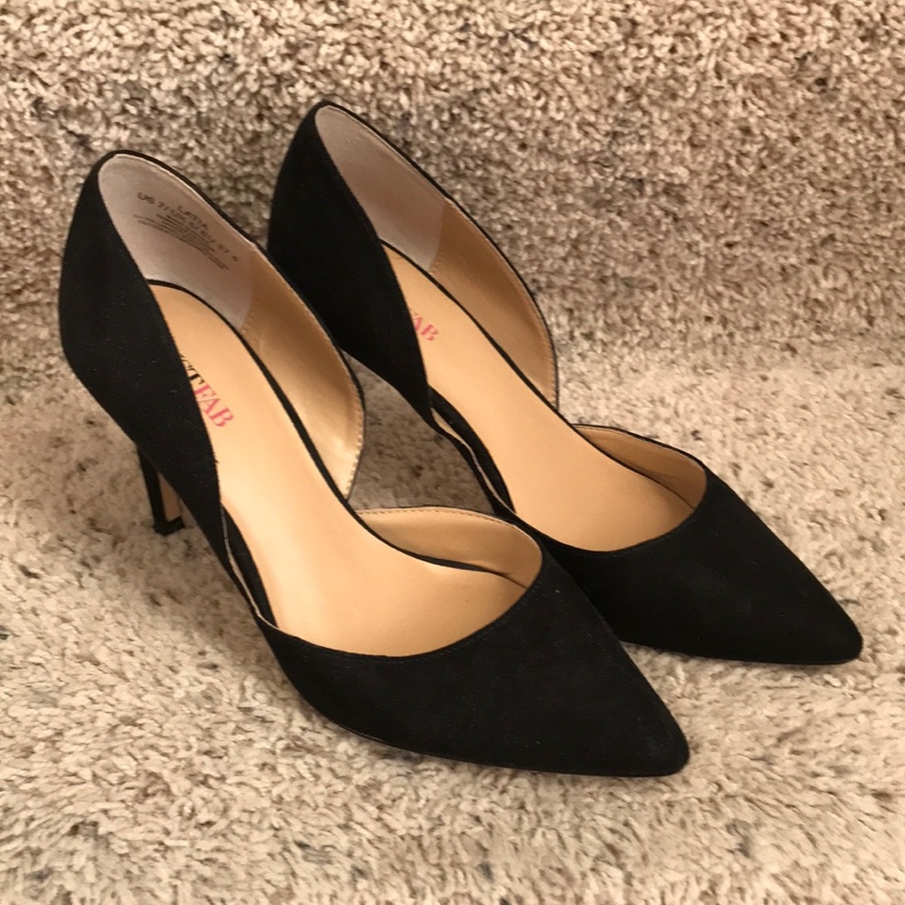 Just Fab black high heels